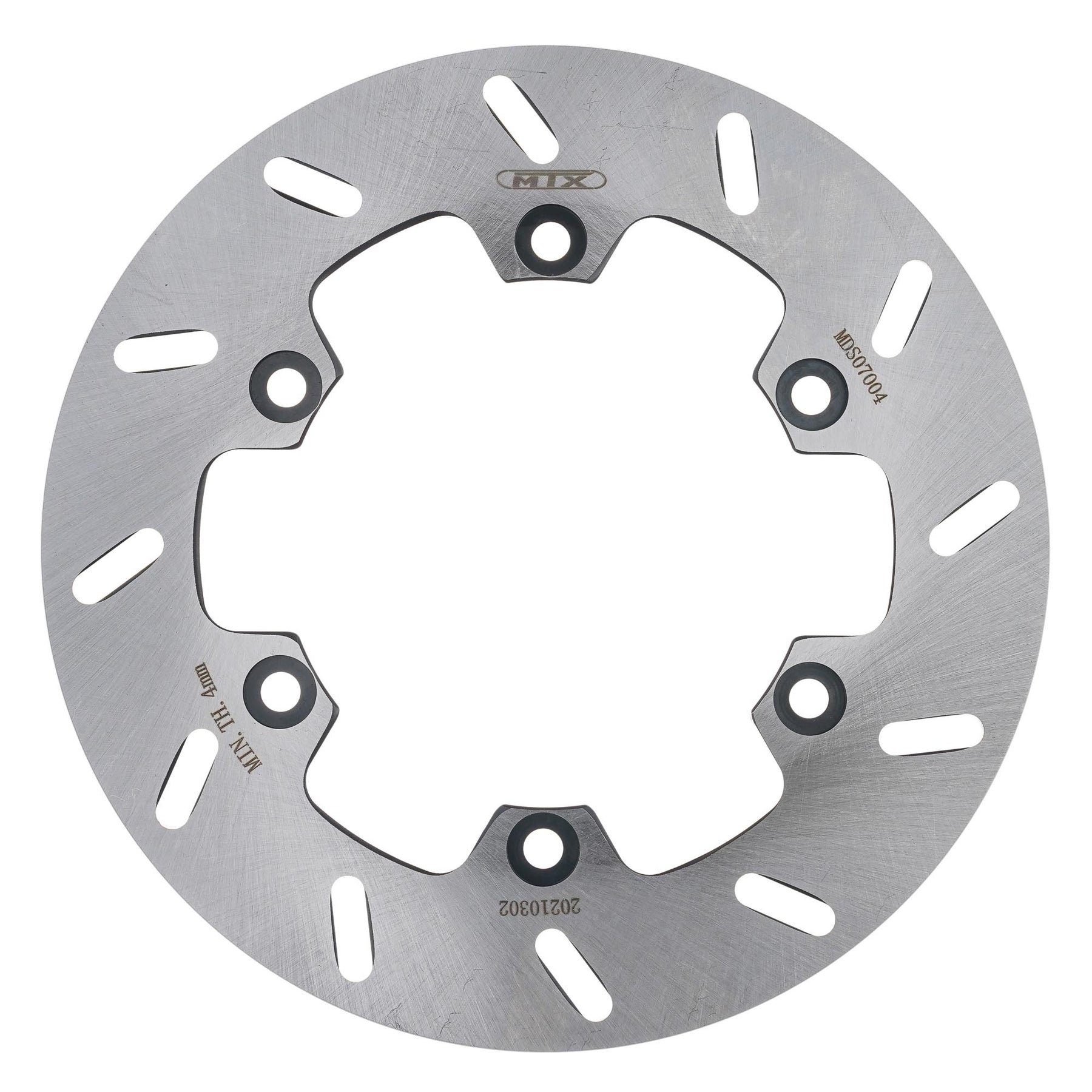 MTX Performance Brake Disc Rear Solid Round Yamaha MD6121 #07004