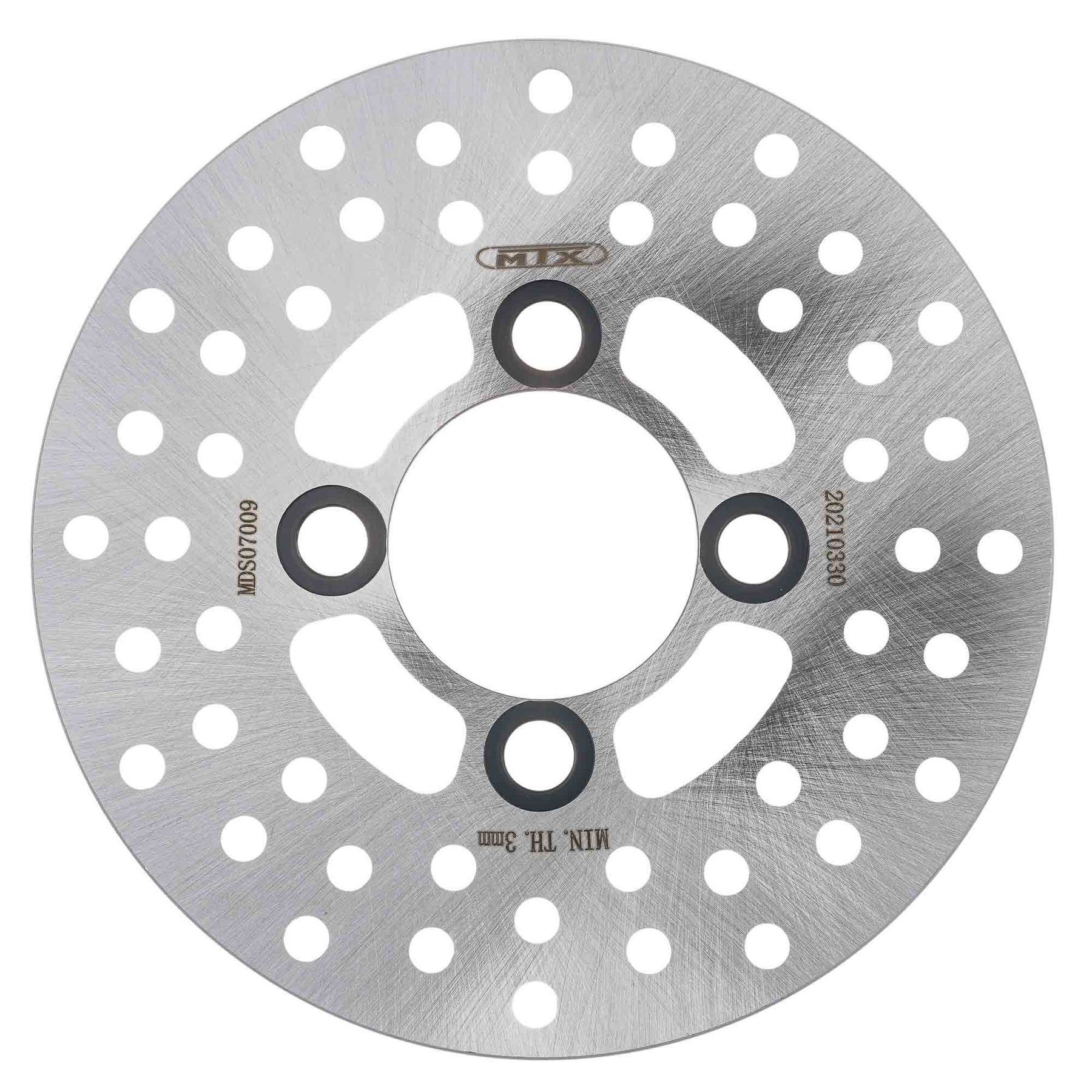MTX Performance ATV Brake Disc Front Solid Round Yamaha MD6054 #07009