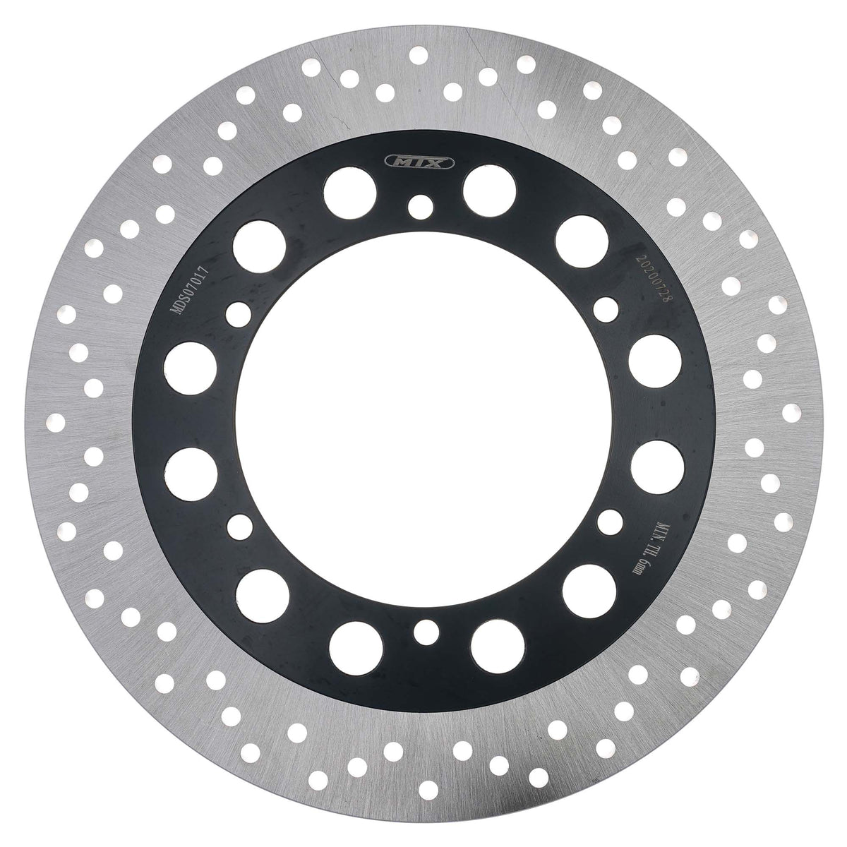 MTX Performance Brake Disc Front or Rear Solid Round Yamaha MD2068 #07017