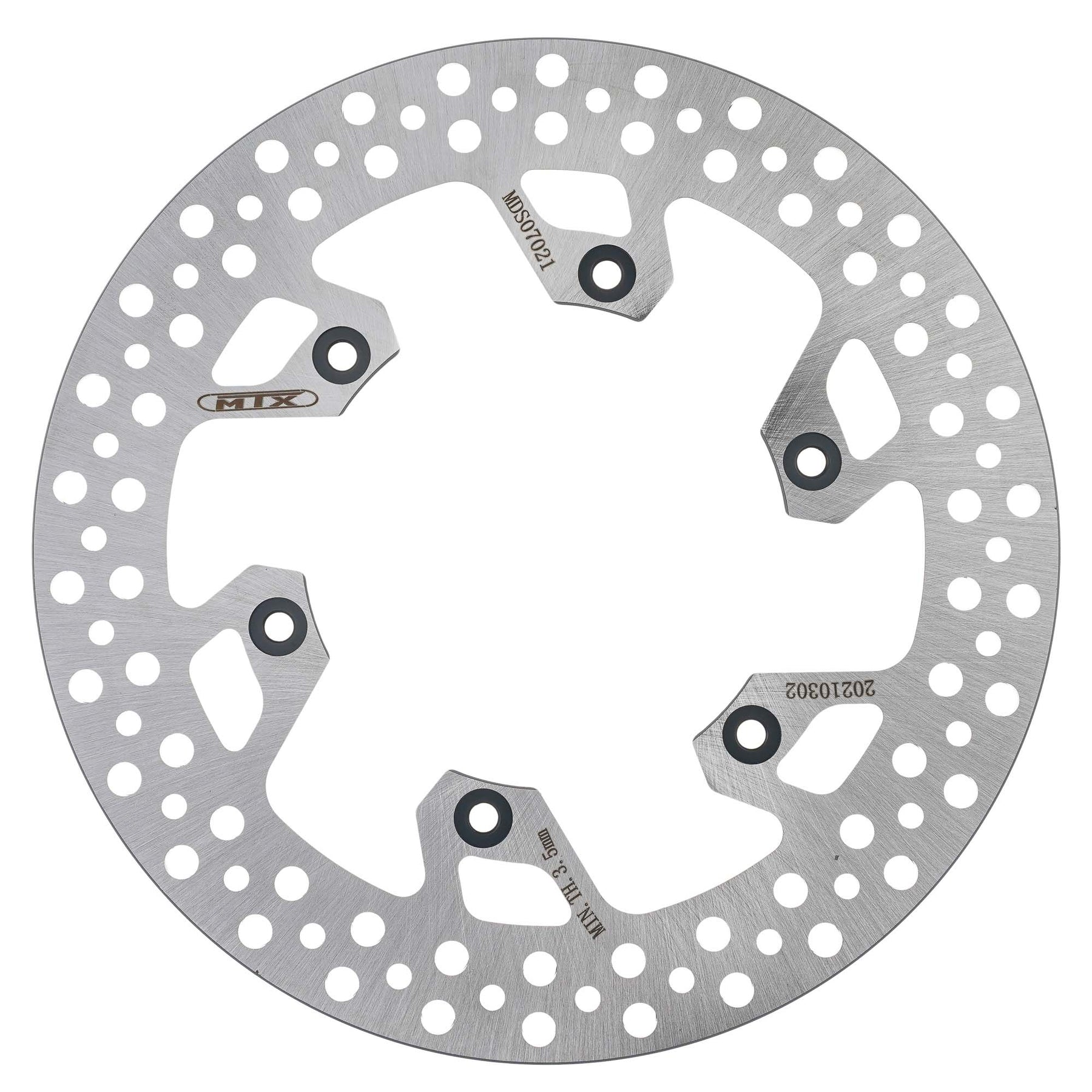 MTX Performance Brake Disc Rear Solid Round Yamaha MD6190 #07021