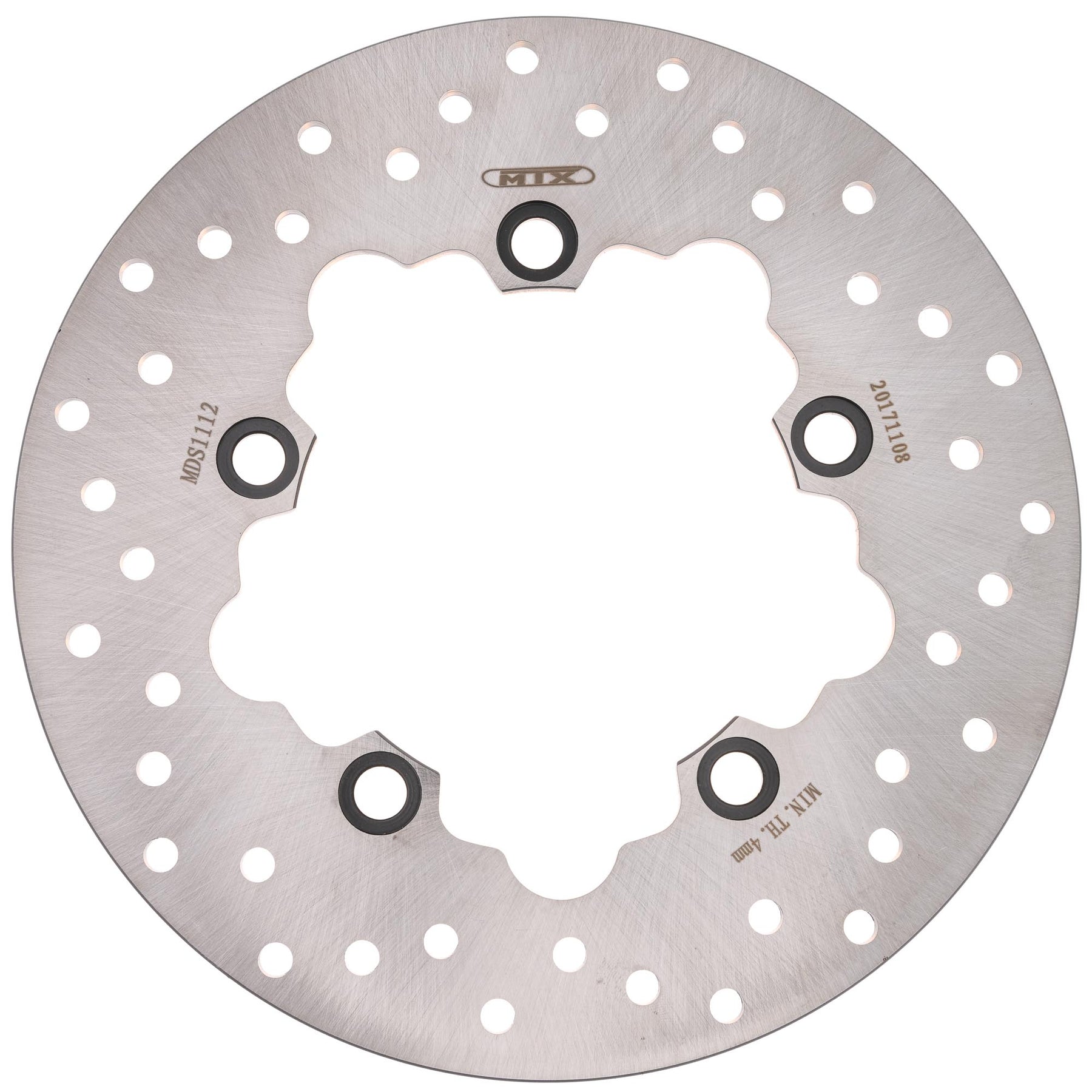 MTX Performance Brake Disc Rear Solid Round Yamaha MD2125 #07028