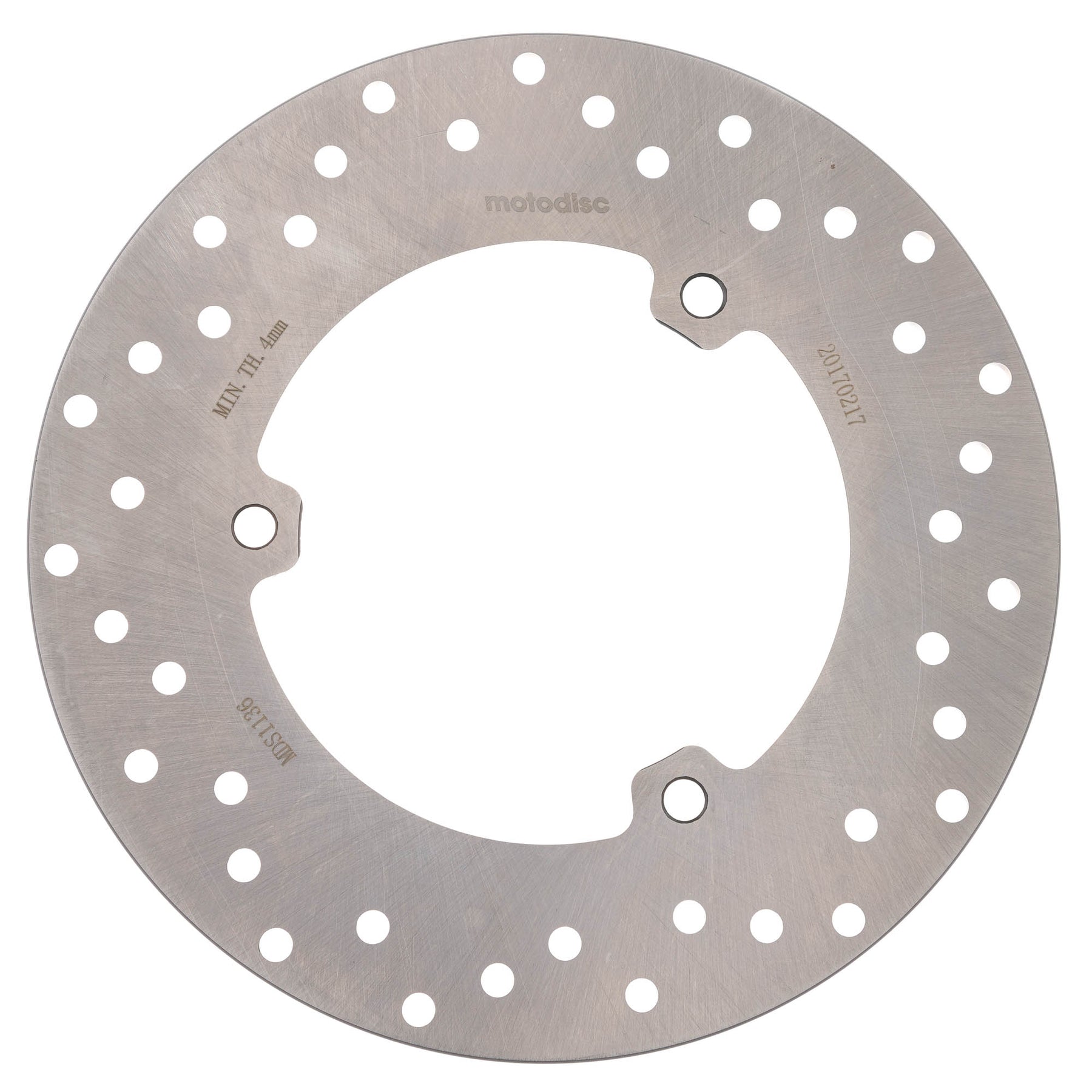 MTX Performance Brake Disc Rear Solid Round Yamaha MD2123 #07031