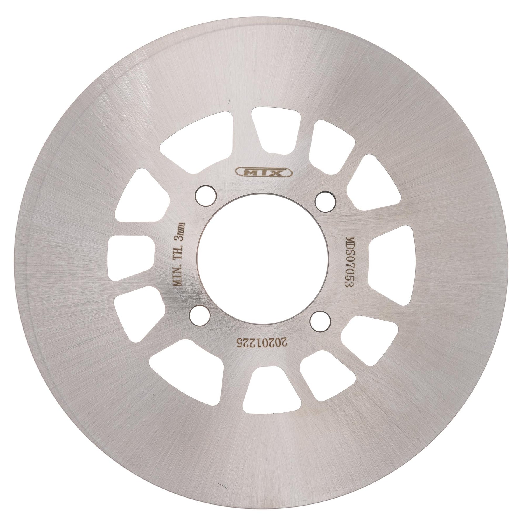 MTX Performance ATV Brake Disc Rear Solid Round Yamaha Derbi MD6053 #07053