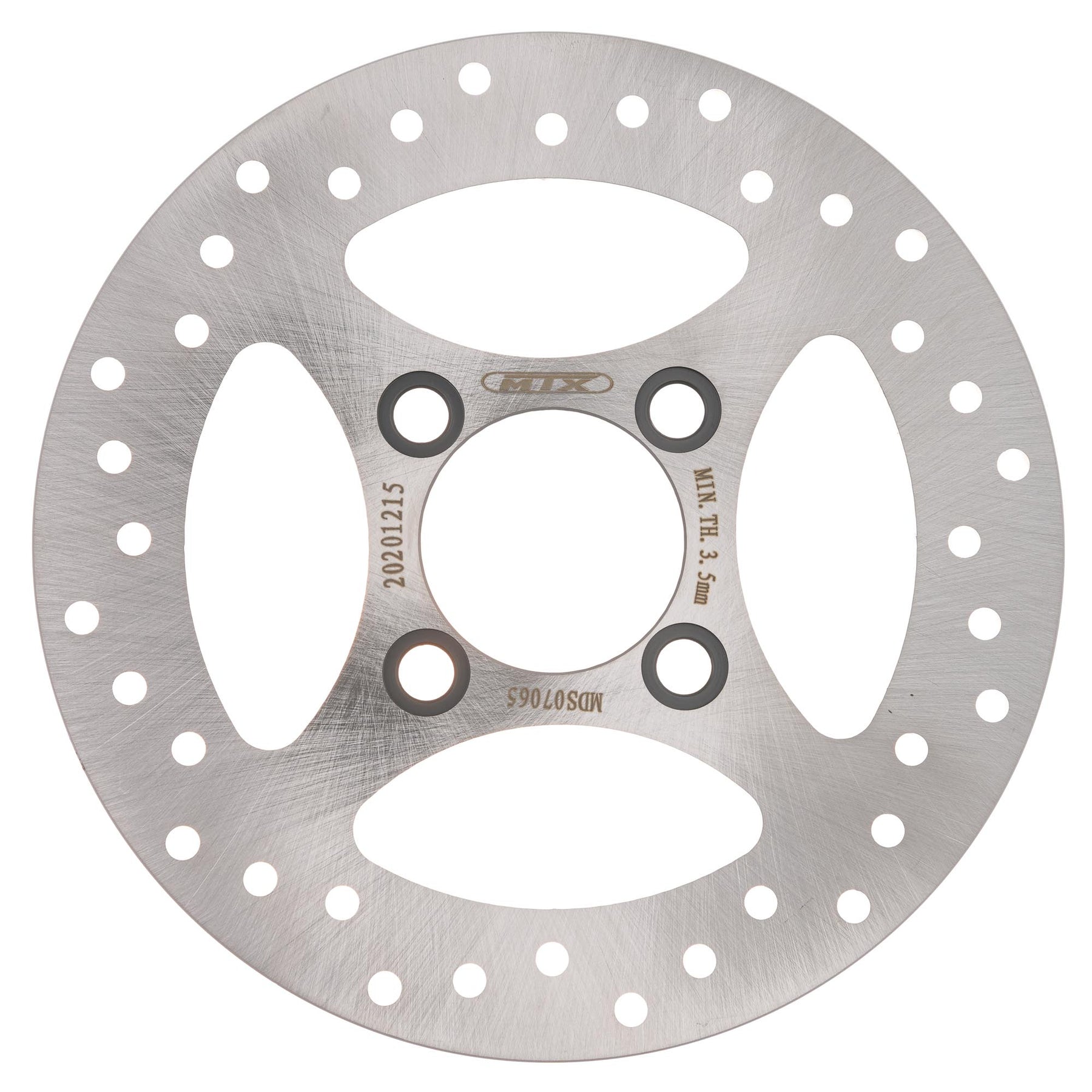 MTX Performance ATV Brake Disc Rear Solid Round Yamaha MD6263 #07065