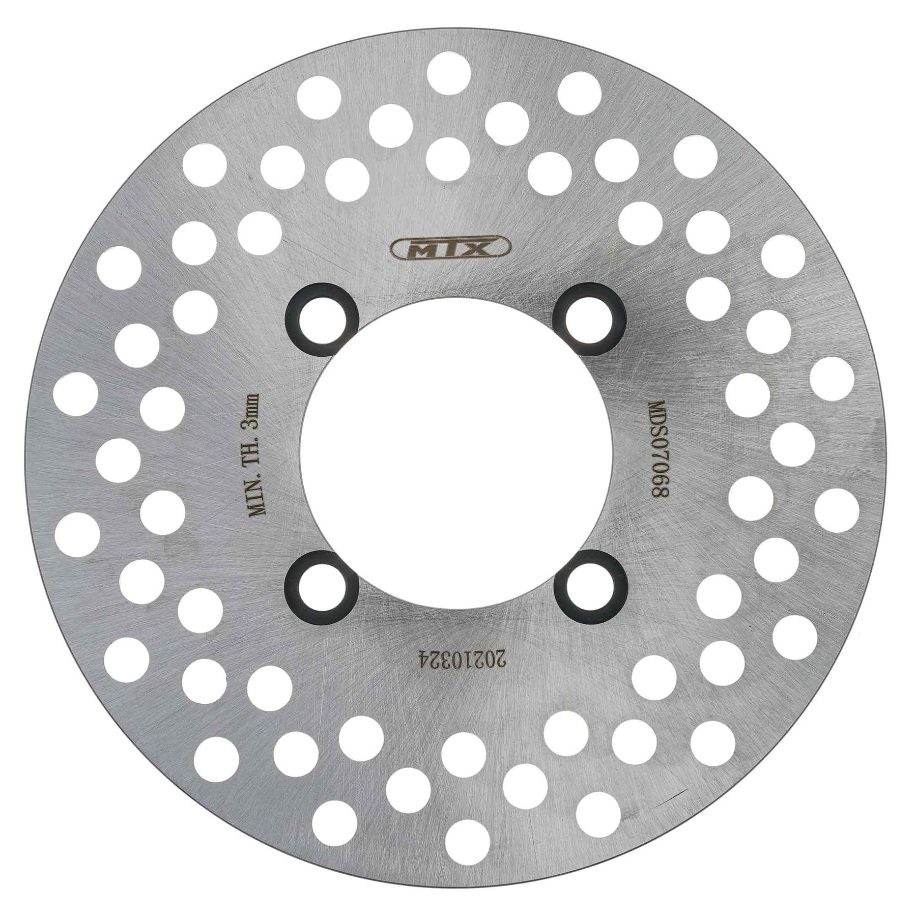 MTX Performance ATV Brake Disc Front Solid Round Yamaha MD6214 #07068