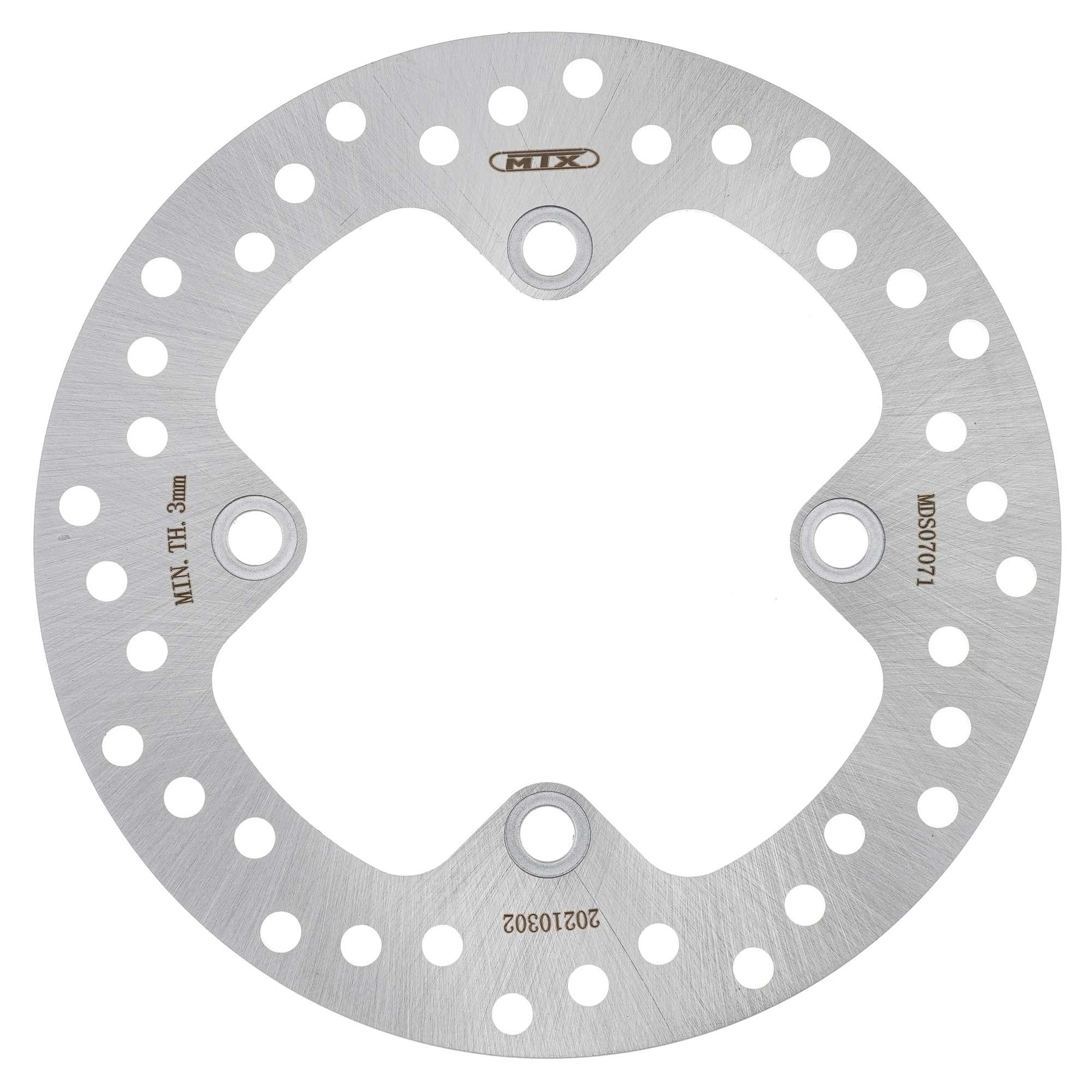 MTX Performance ATV Brake Disc Rear Solid Round Yamaha MD6292 #07071