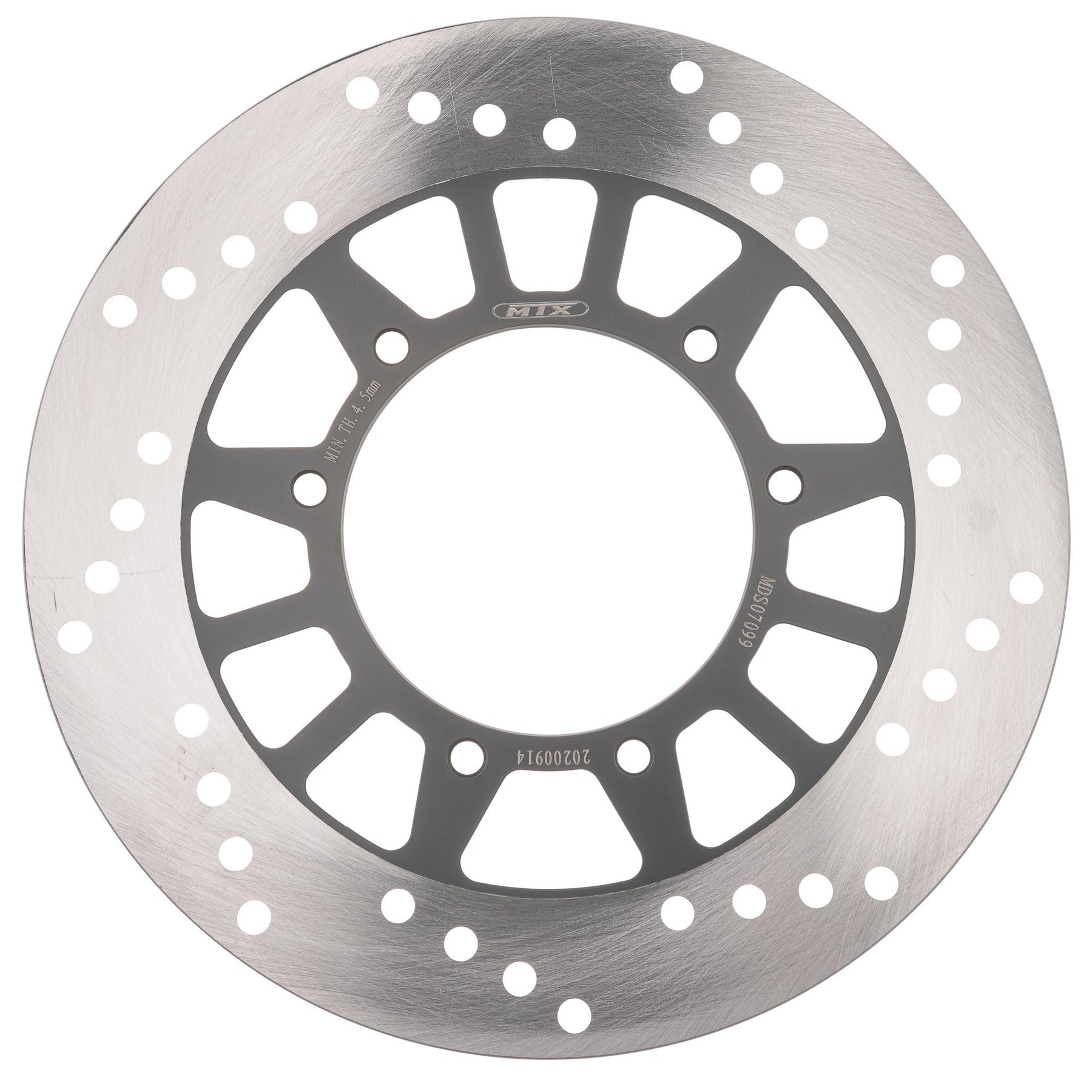 MTX Performance Brake Disc Rear Solid Round Yamaha MD6072 #07099