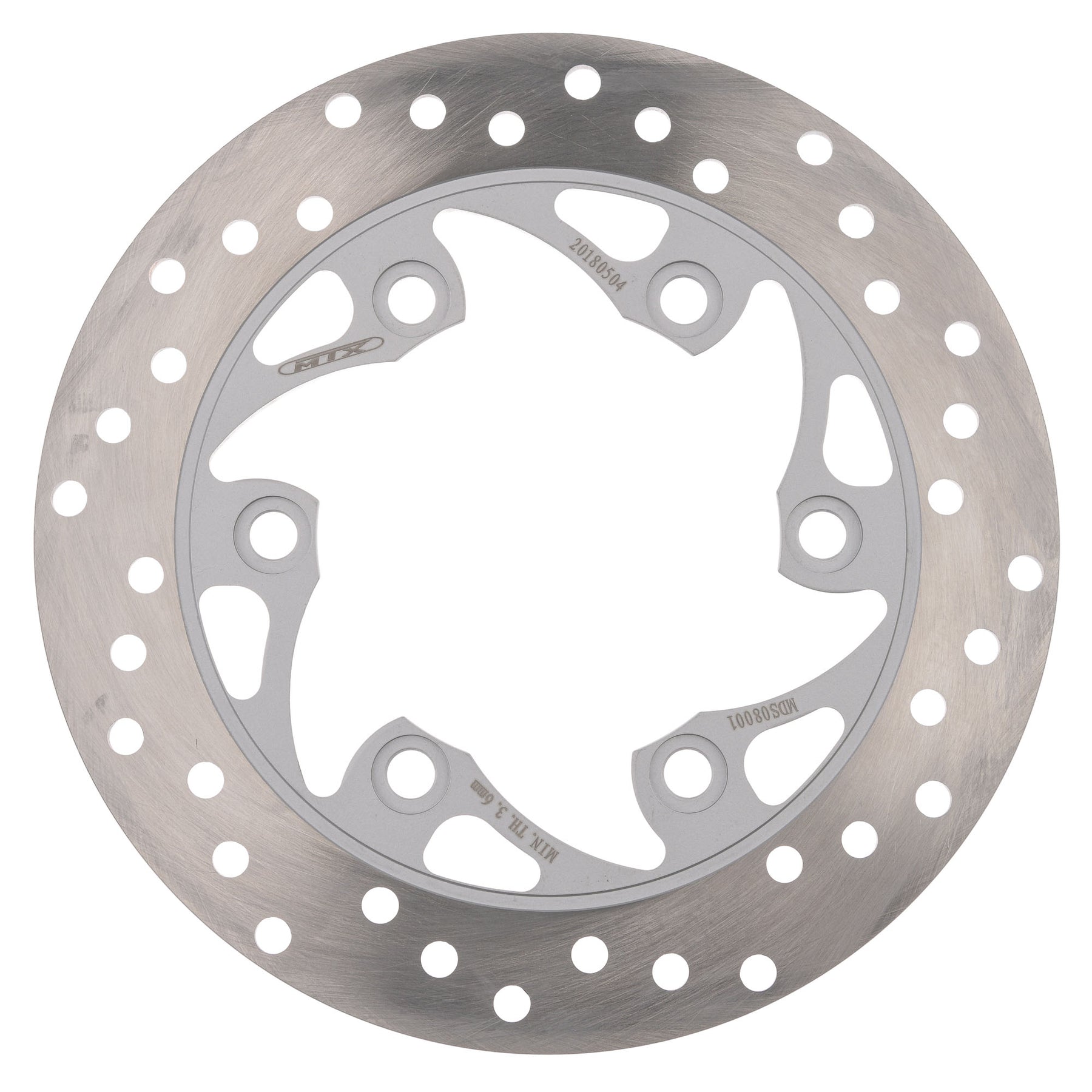 MTX Performance Brake Disc Rear Solid Round KTM MD850 #08001