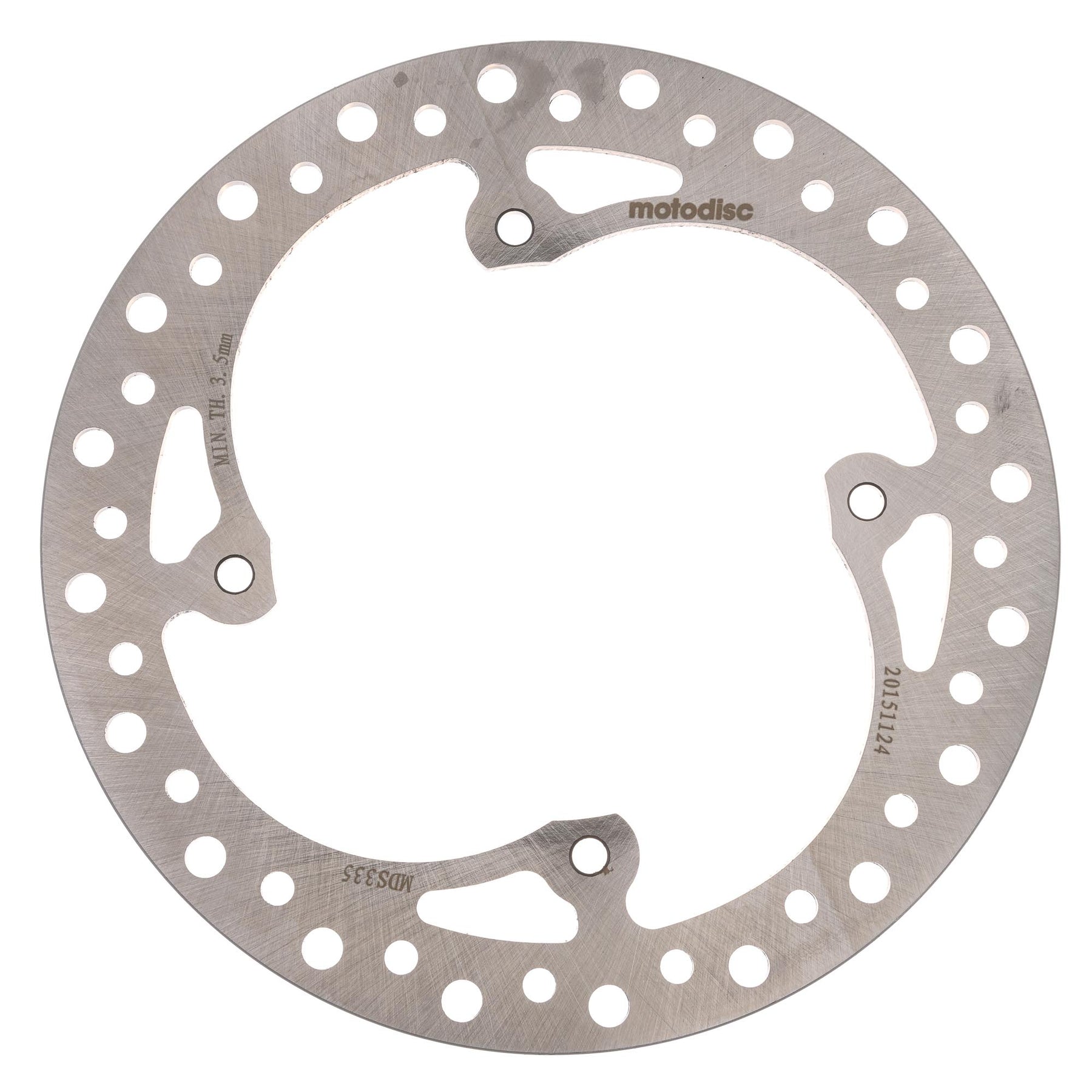 MTX Performance Brake Disc Rear Solid Round KTM MD6257 #08012