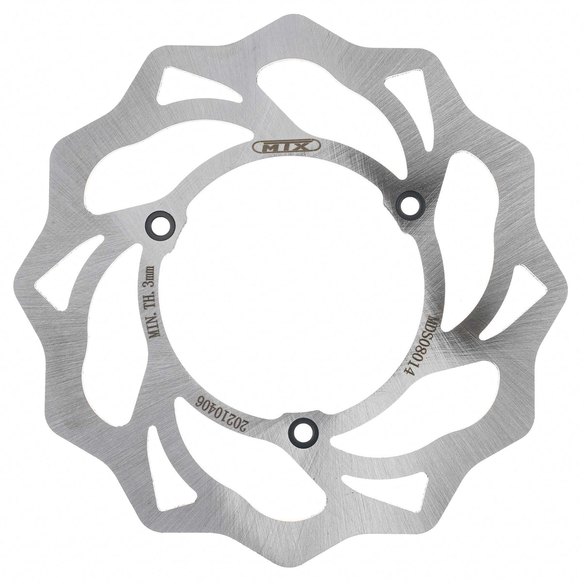 MTX Performance Brake Disc Front Solid Wavy KTM Husqvarna Gas Gas MD6243 #08014