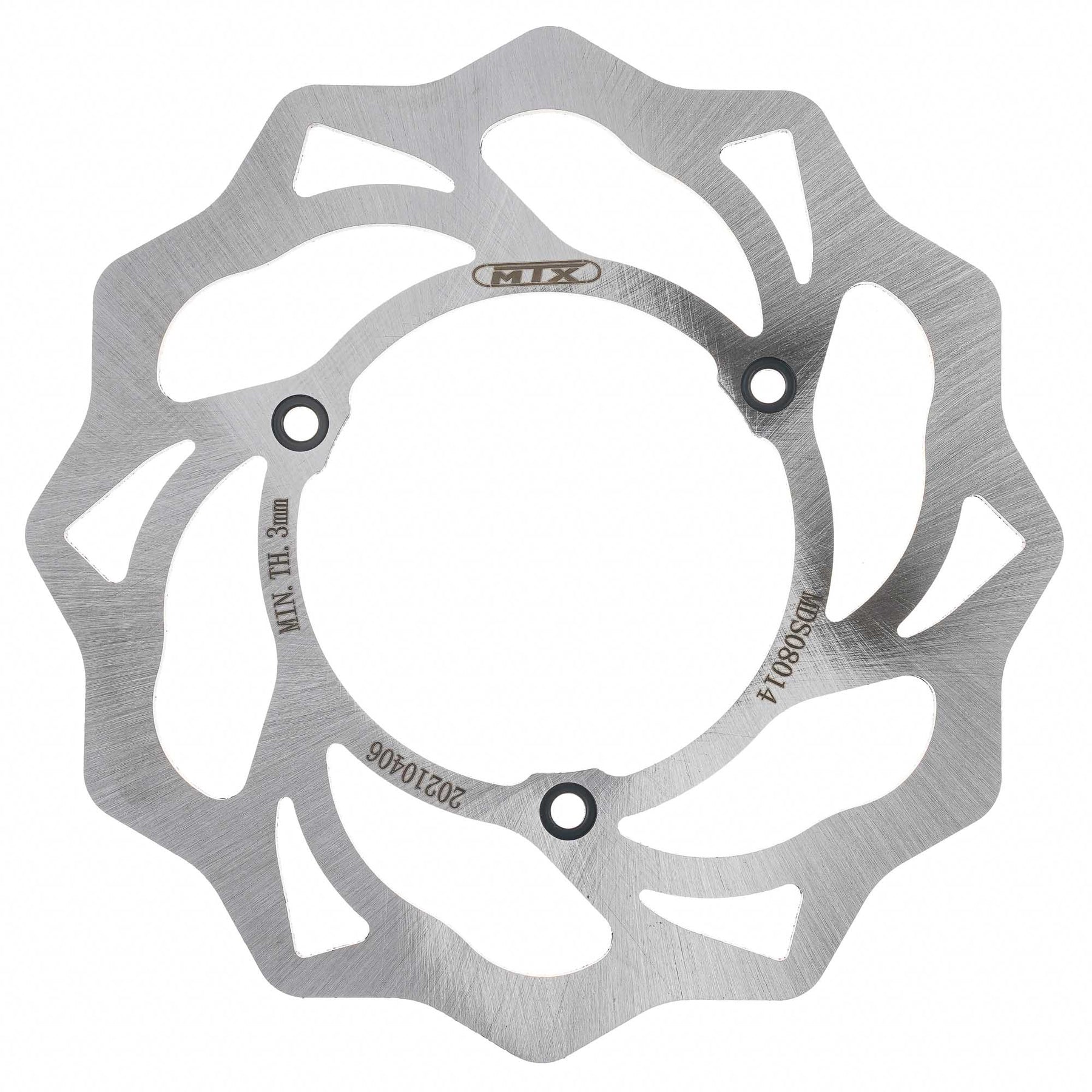 MTX Performance Brake Disc Front Solid Wavy KTM Husqvarna Gas Gas MD6243 #08014