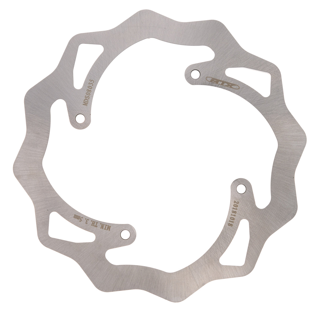 MTX Performance Brake Disc Rear Solid Wavy KTM Husqvarna MD6360 #08035