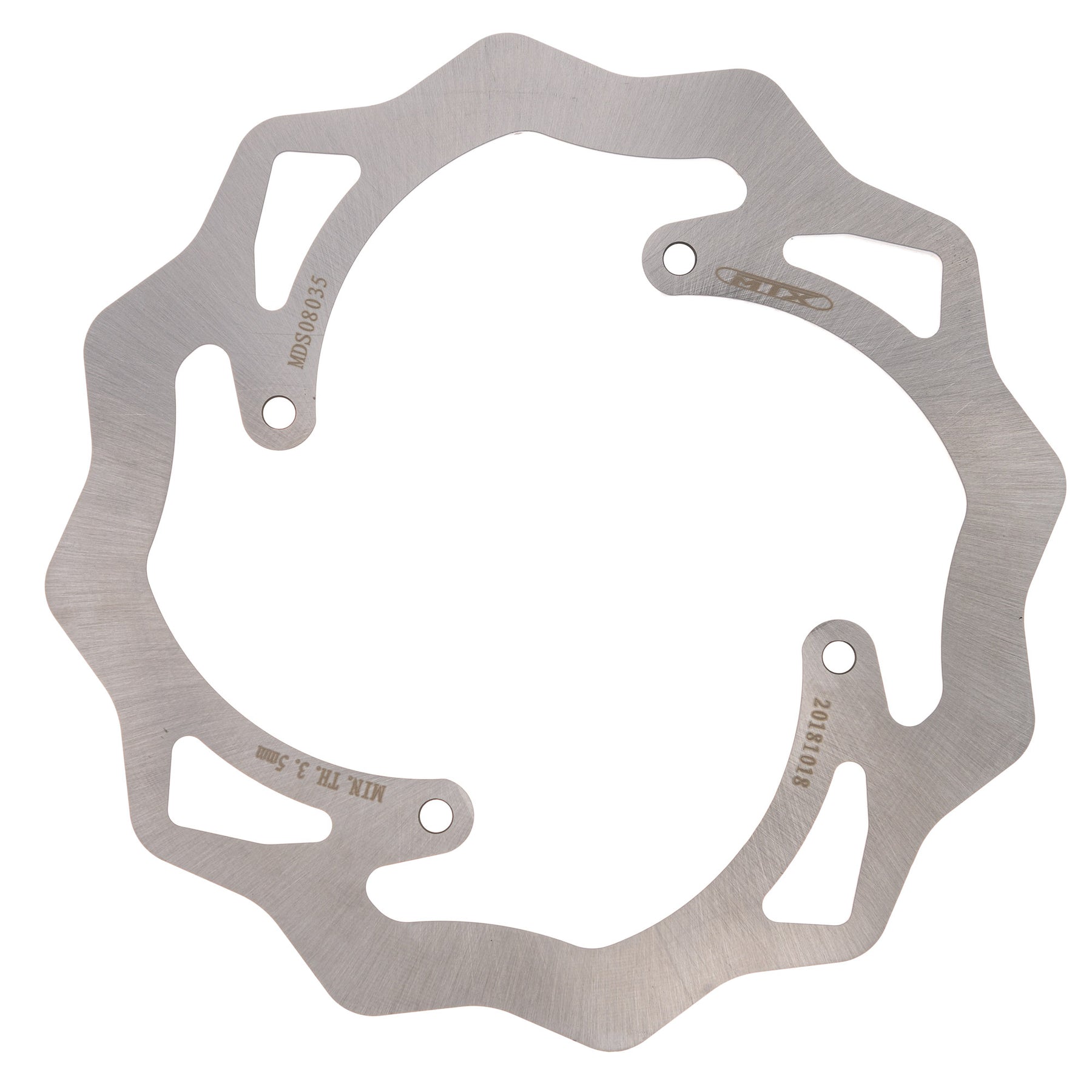 MTX Performance Brake Disc Rear Solid Wavy KTM Husqvarna MD6360 #08035
