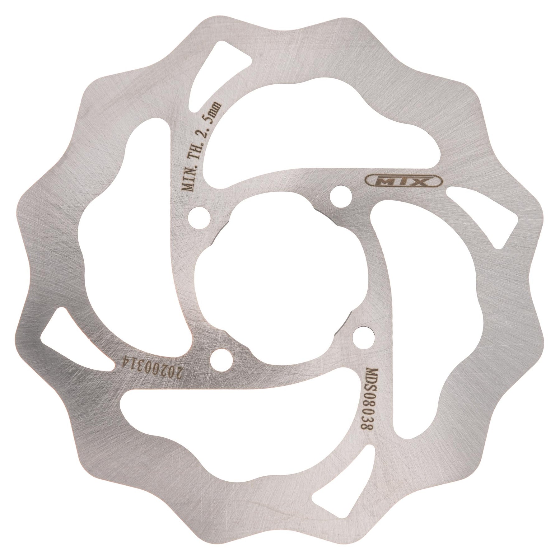 MTX Performance Brake Disc Rear Solid Wavy KTM Husqvarna MD6248 #08038