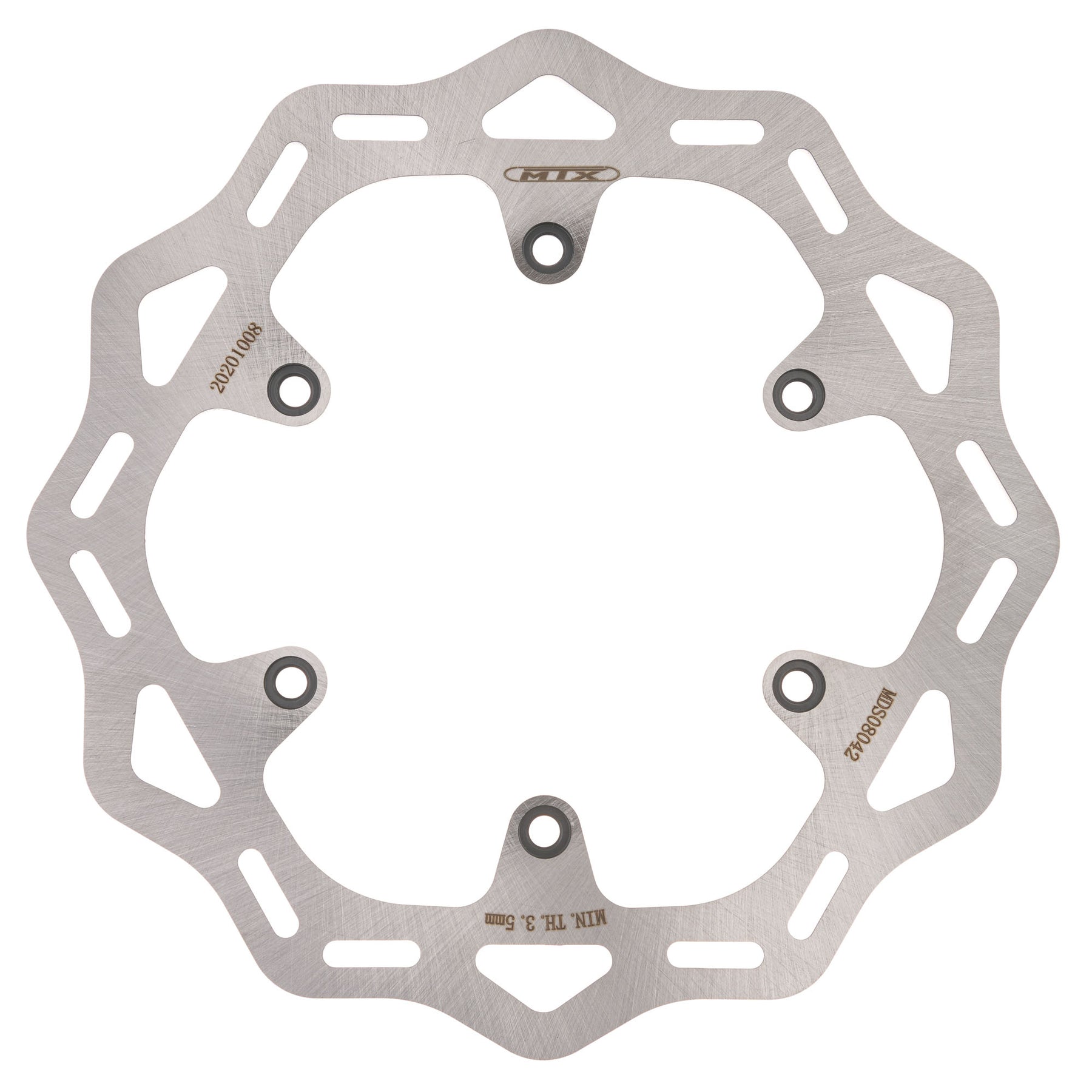 MTX Performance Brake Disc Rear Solid Wavy KTM Husqvarna Husaberg MD6035 #08042