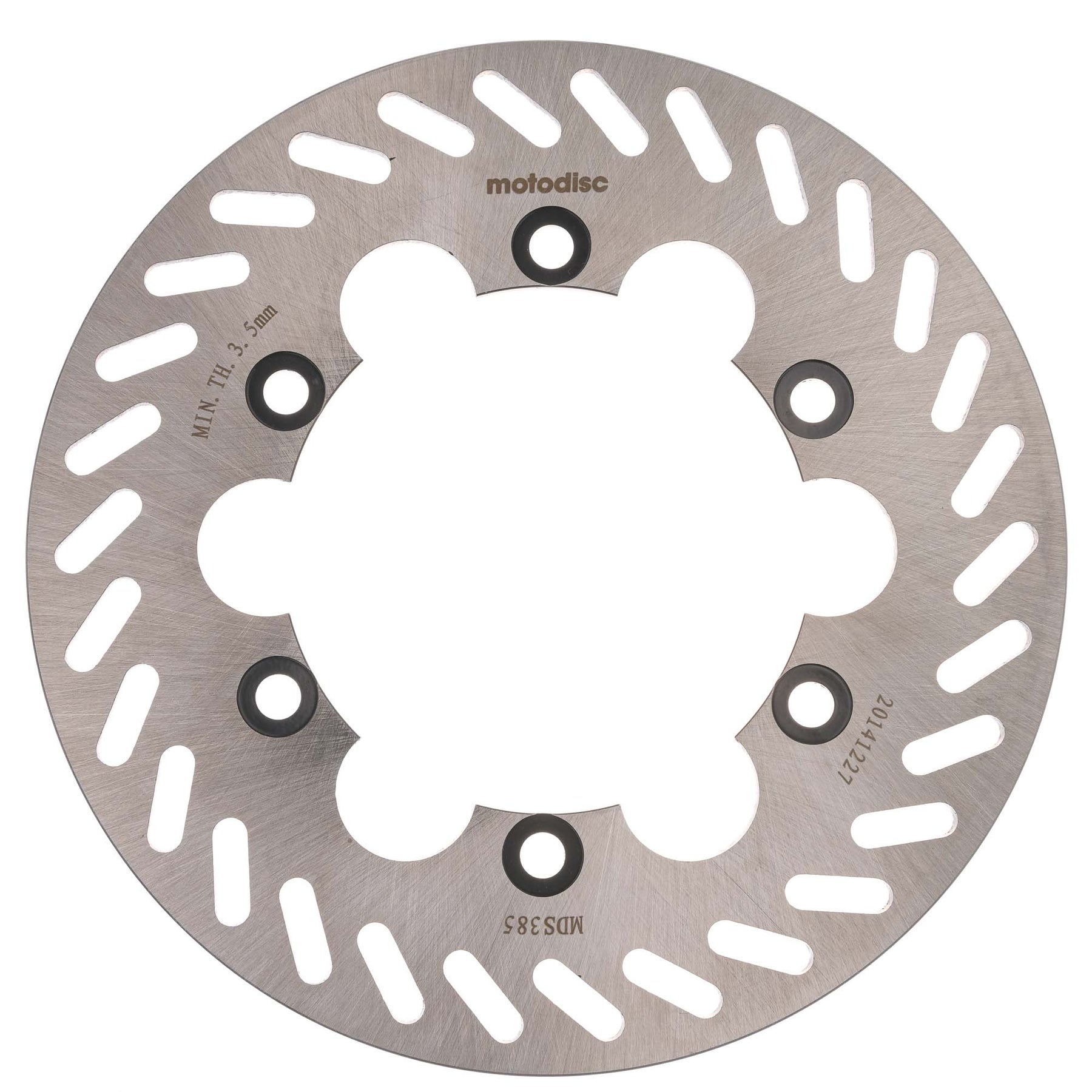 MTX Performance Brake Disc Front or Rear Solid Round Husqvarna Husaberg MD6126 #09006
