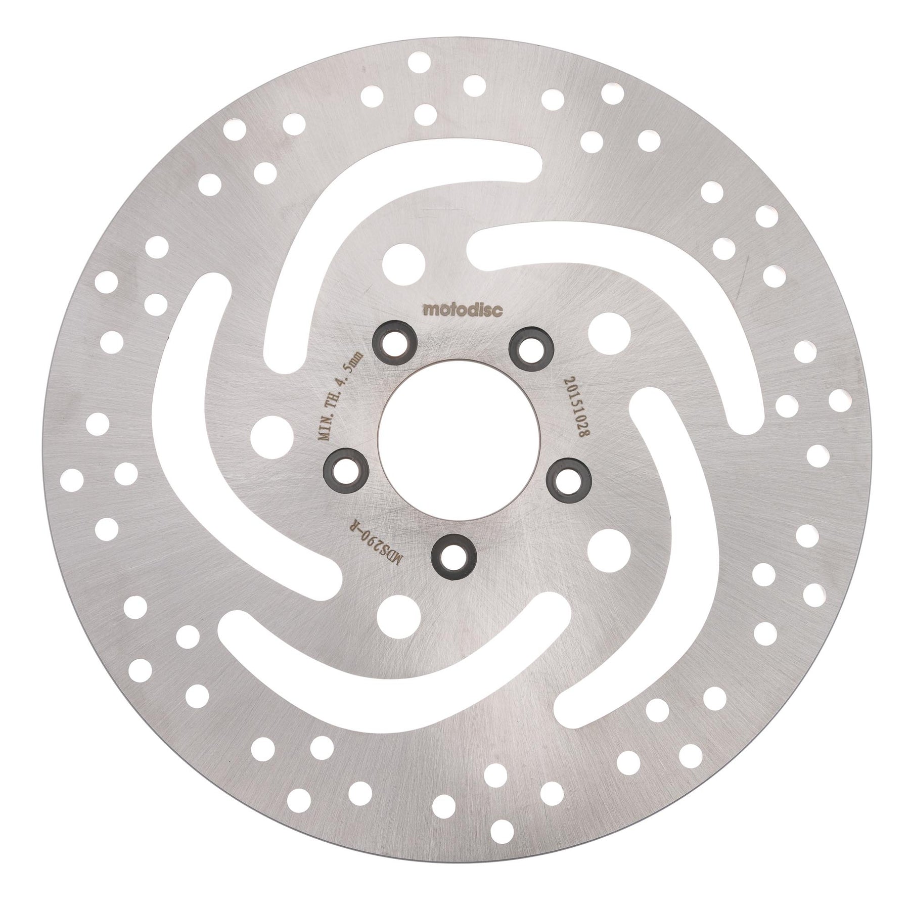 MTX Performance Brake Disc Front Solid Round Harley Davidson Right Hand #11010