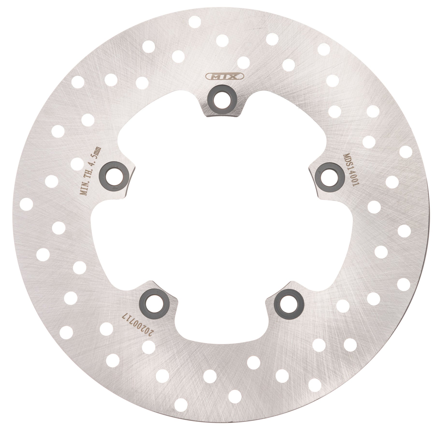 MTX Performance Brake Disc Rear Solid Round Aprilia MD613 #14001