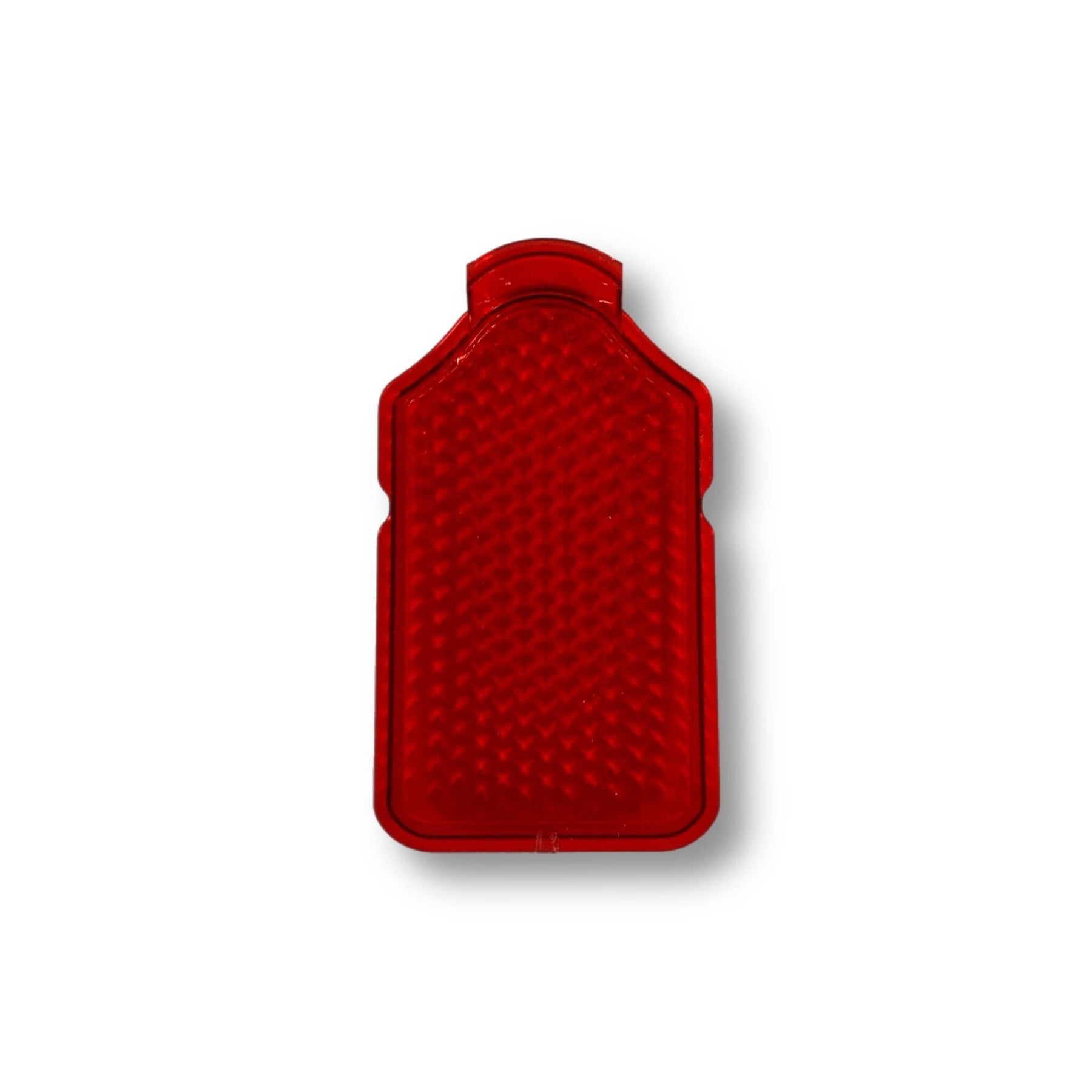 CUSTOM MOTORCYCLE MINI TOMBSTONE TAIL LIGHT LENS RED 84mm x 46mm