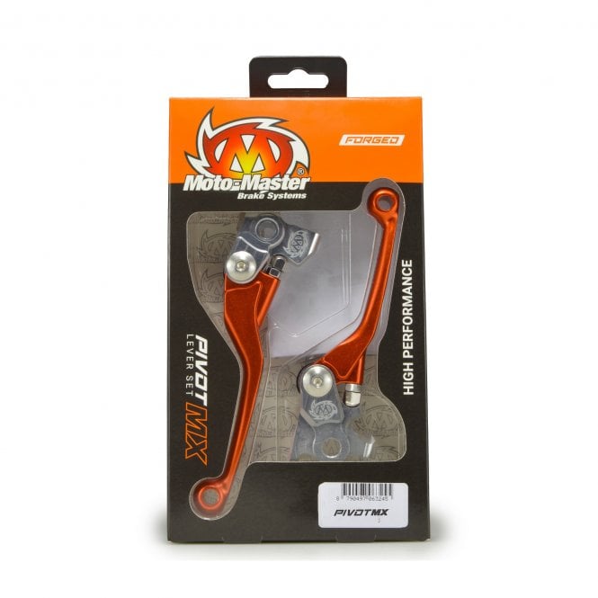 Moto-Master KTM MX Pivot Lever Set - Forged Orange