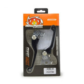 Moto-Master GasGas/Husqvarna (Braktec) MX Pivot Lever Set - Forged Black
