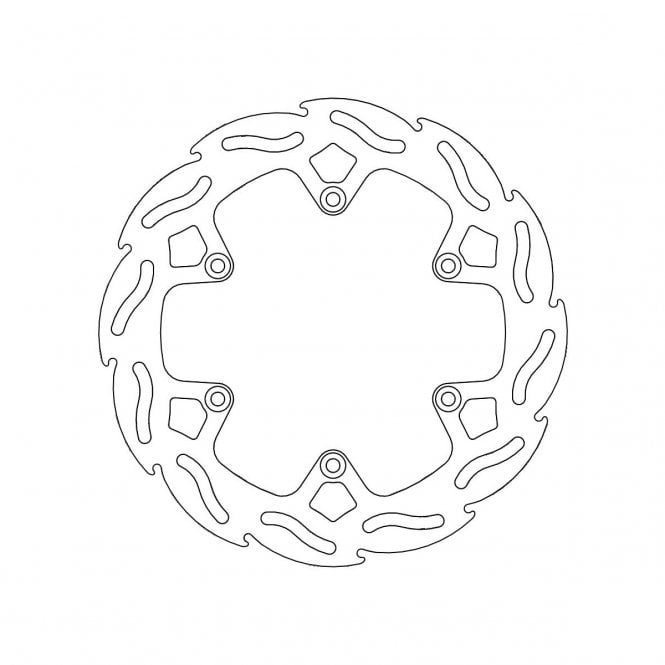 Moto-Master KTM/Husqvarna Factory 4.4mm Flame Rear 220 Disc
