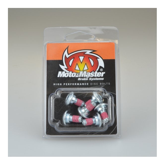Moto-Master Set Of Disc Bolts - M6X13 Flat Counterbore Inner Hex (6Pcs)
