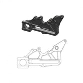 Moto-Master Husqvarna Oversize 240mm Disc Rear Caliper Adapter (Incl. clip for Magura caliper) - Black