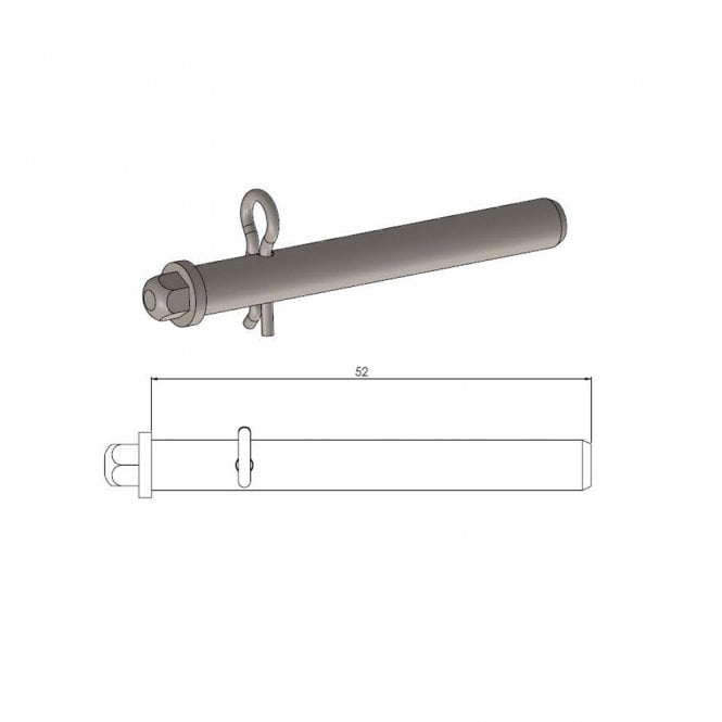 Moto-Master Brake Pad Pin - 213029