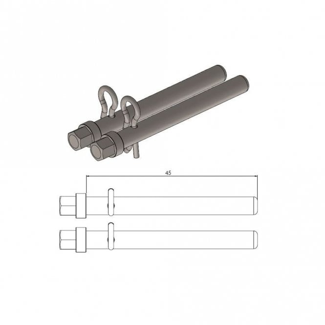 Moto-Master Brake Pad Pin - 213034