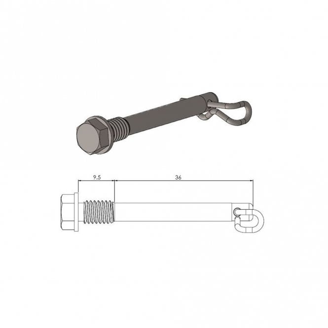 Moto-Master Brake Pad Pin - 213042