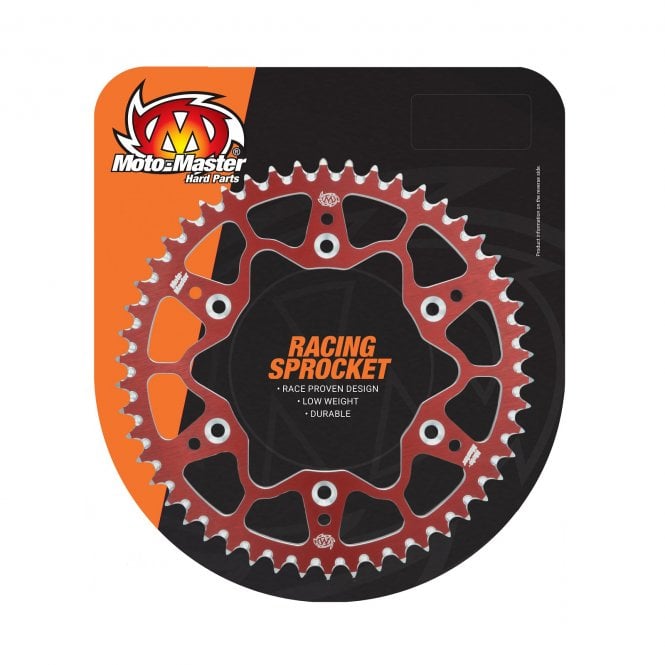 Moto-Master Honda 7075 Series Alu. Sprocket (520-49T) - Red