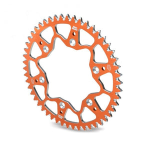 Moto-Master Husaberg/Husqvarna/KTM 7075 Series Alu. Sprocket (520-49T) - Orange