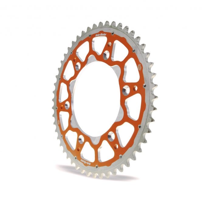 Moto-Master Husaberg/Husqvarna/KTM Fusion Dual Ring Sprocket (520-49T) - Orange