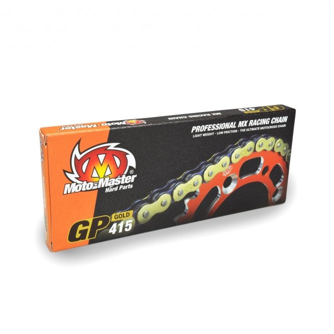 Moto-Master GP 420-134 Gold Chain (with Clip)