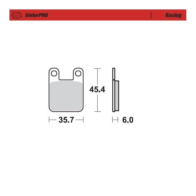 Moto-Master Racing SinterPRO Brake Pads - 90511