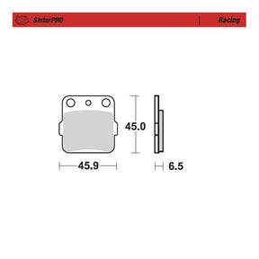 Moto-Master Racing SinterPRO Brake Pads - 91011
