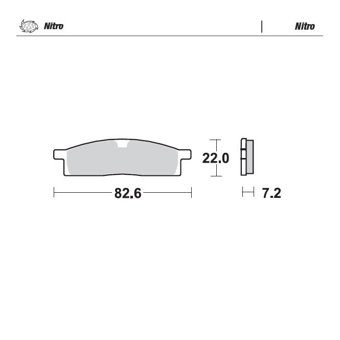 Moto-Master Nitro Brake Pads - 91221
