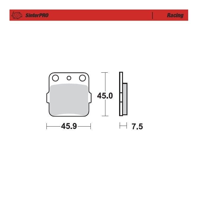 Moto-Master Racing SinterPRO Brake Pads - 91411