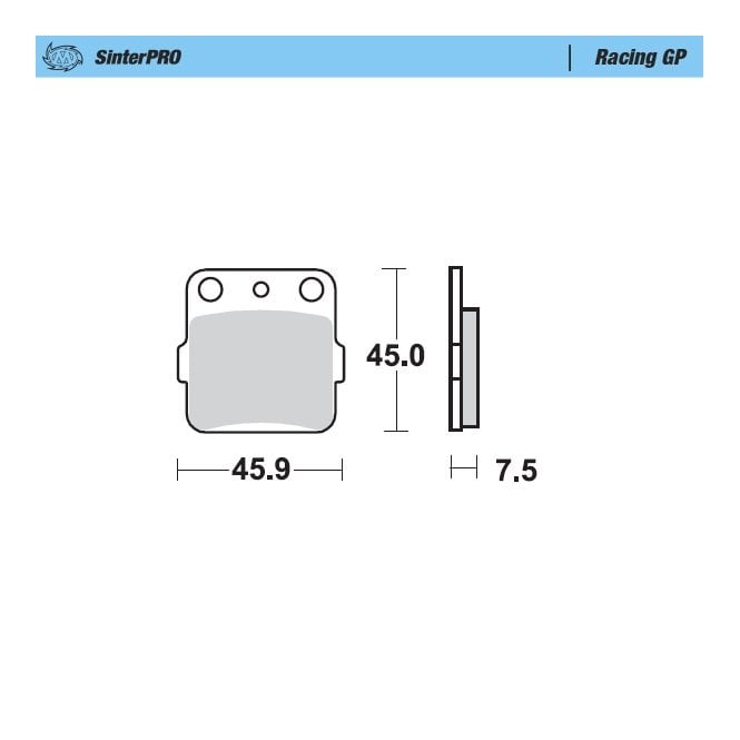 Moto-Master Racing GP SinterPRO Brake Pads - 91412