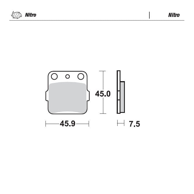 Moto-Master Nitro Brake Pads - 91421