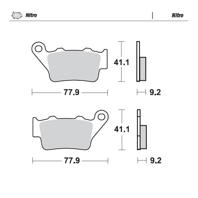 Moto-Master Nitro Brake Pads - 93221