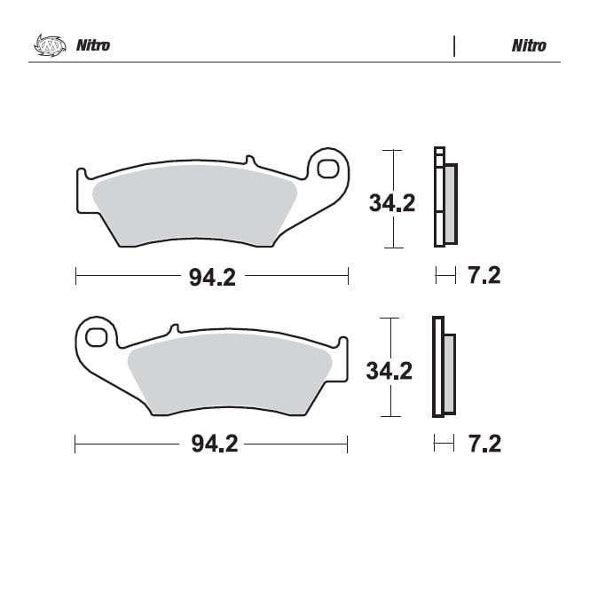 Moto-Master Nitro Brake Pads - 93421