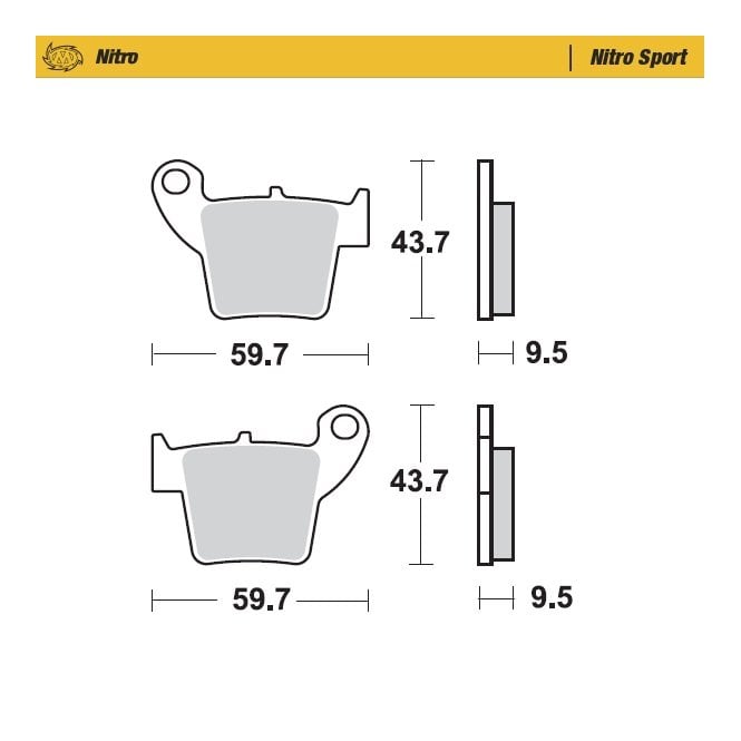 Moto-Master Nitro Sport Brake Pads - 94322