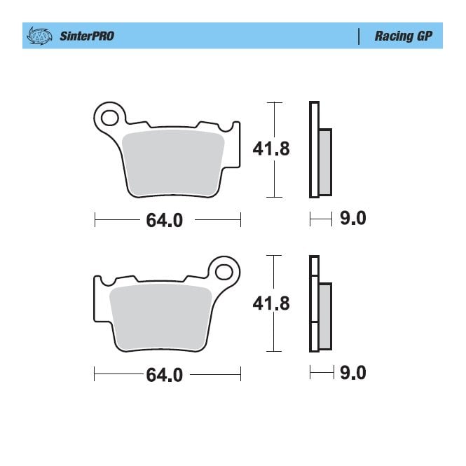 Moto-Master Racing GP SinterPRO Brake Pads - 94412