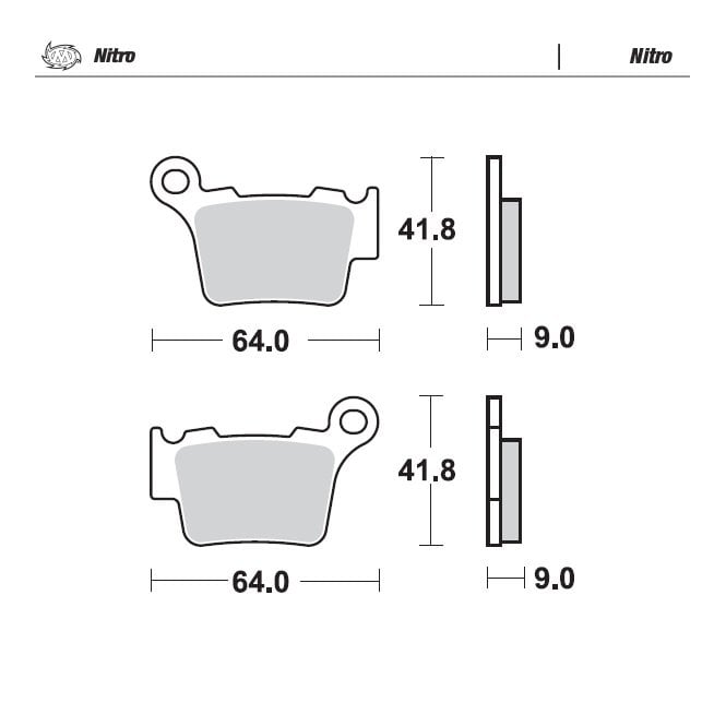Moto-Master Nitro Brake Pads - 94421