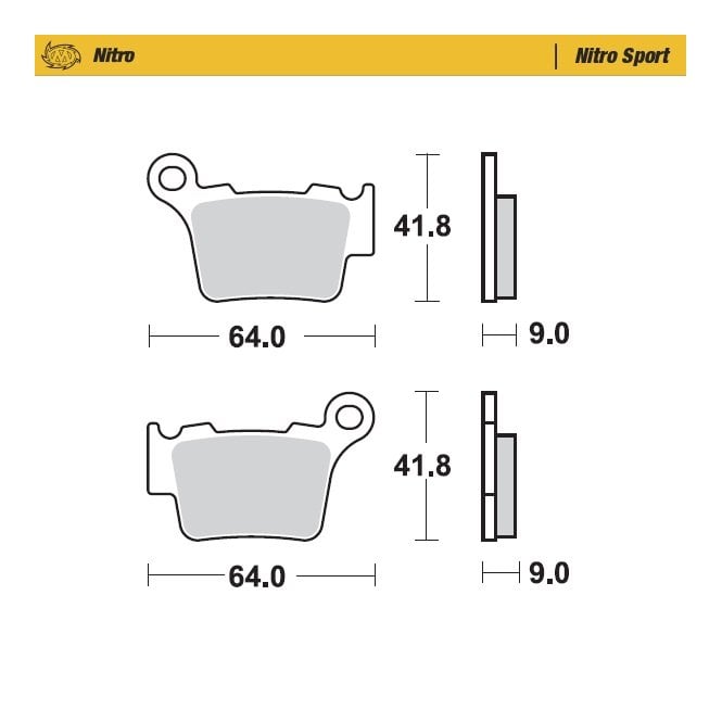 Moto-Master Nitro Sport Brake Pads - 94422