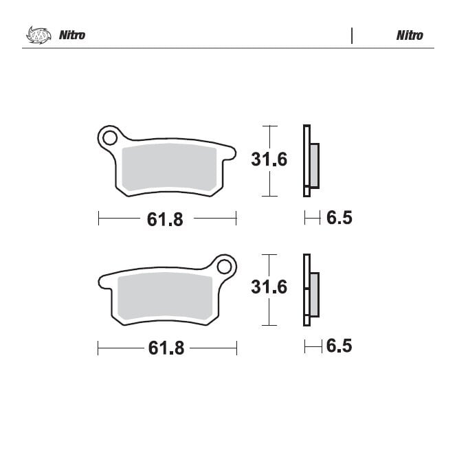 Moto-Master Nitro Brake Pads - 94621