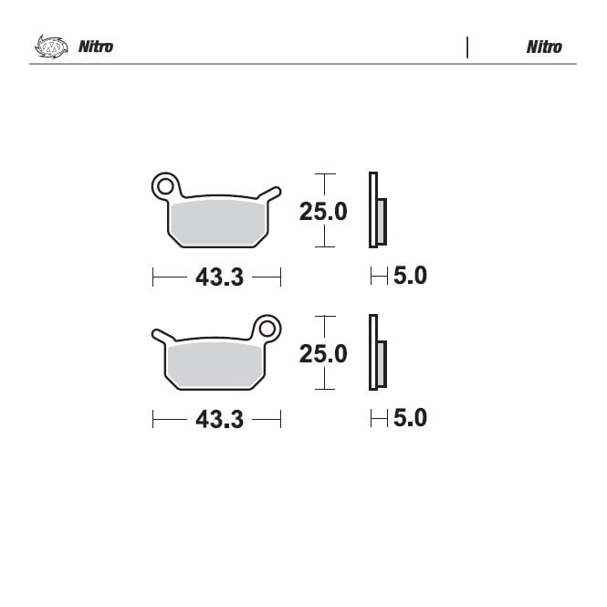 Moto-Master Nitro Brake Pads - 94721