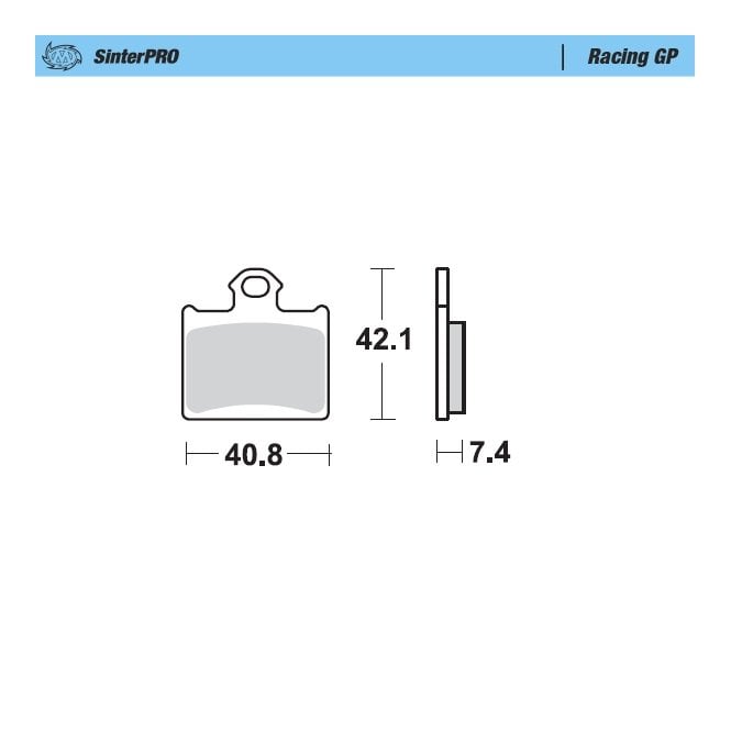 Moto-Master Racing GP SinterPRO Brake Pads - 96712